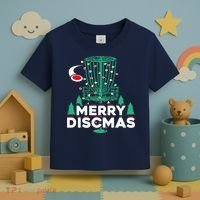 Merry Discmas Disc Golf Frisbee Christmas Xmas Funny Toddler T-Shirt thumb 3