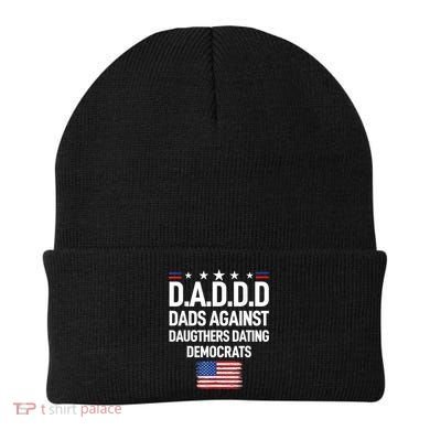 Mens Daddd Dads Against Daughters Dating Democrats Beanie