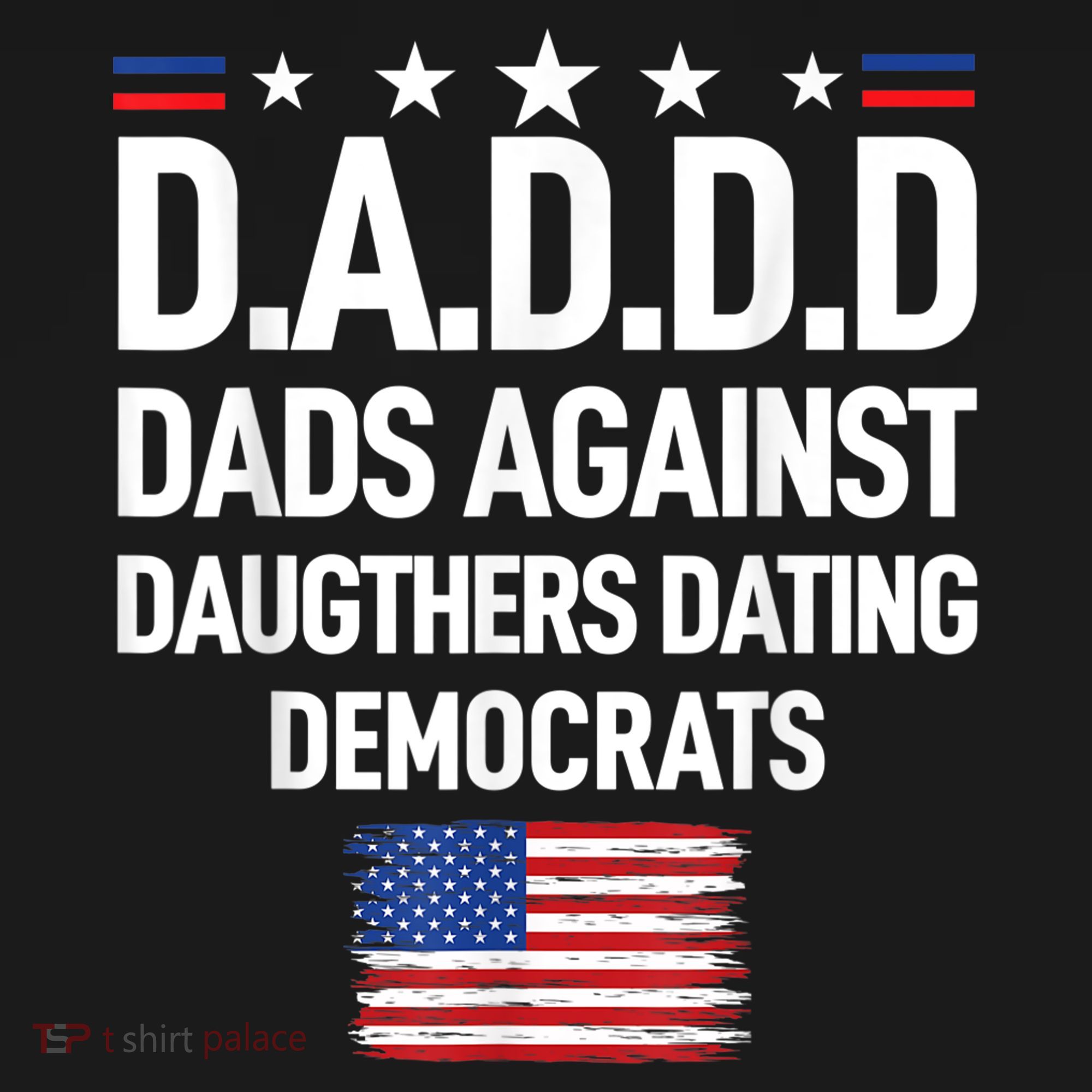 Mens Daddd Dads Against Daughters Dating Democrats Ornament