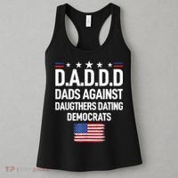 Mens Daddd Dads Against Daughters Dating Democrats Women's Tank Top thumb 3