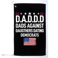 Mens Daddd Dads Against Daughters Dating Democrats Golf Towel thumb 0