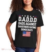 Mens Daddd Dads Against Daughters Dating Democrats Kids T-Shirt thumb 2