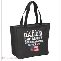 Mens Daddd Dads Against Daughters Dating Democrats Tote Bag thumb 2