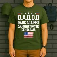 Mens Daddd Dads Against Daughters Dating Democrats T-Shirt thumb 6