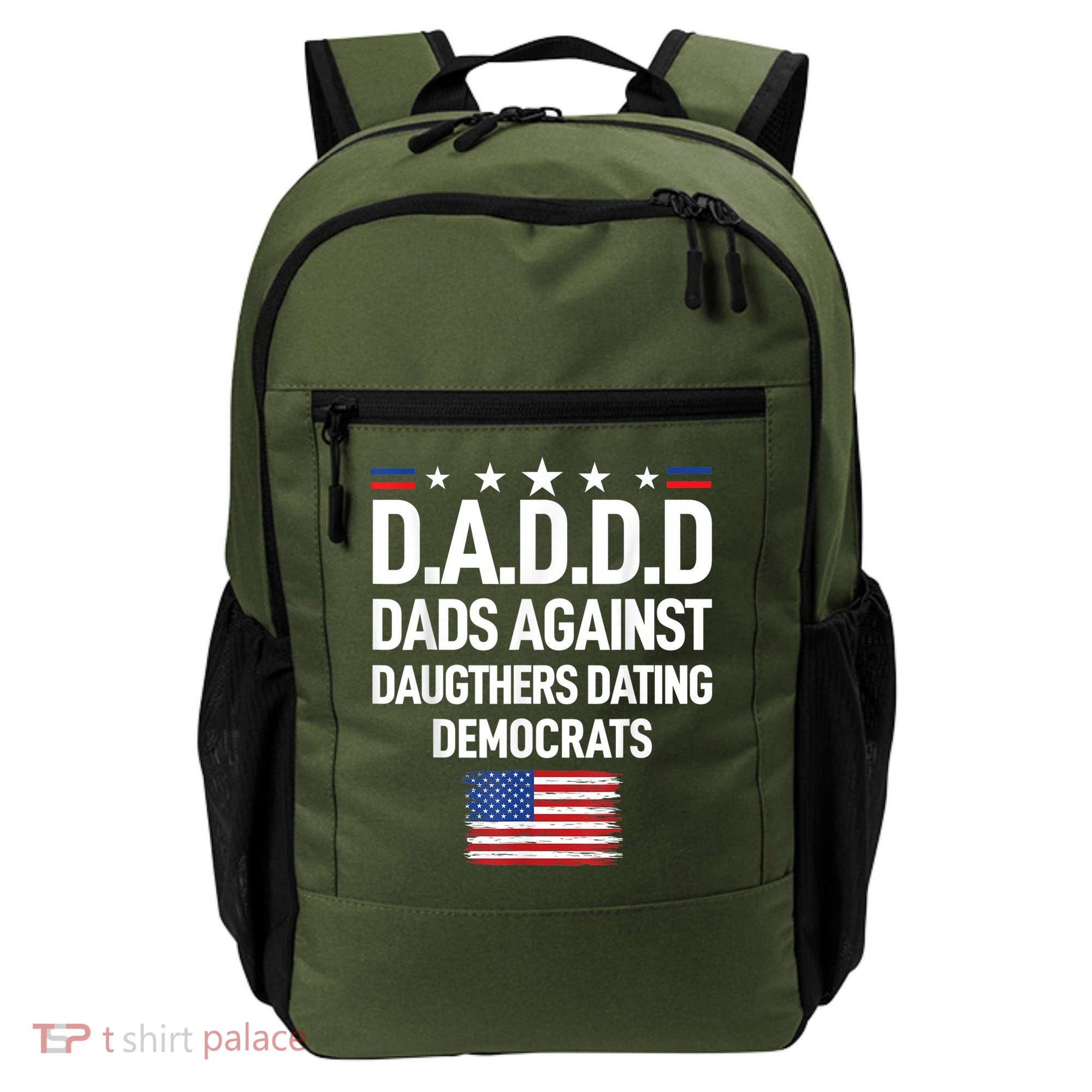 Mens Daddd Dads Against Daughters Dating Democrats Backpack
