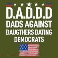 Mens Daddd Dads Against Daughters Dating Democrats Mousepad thumb 1