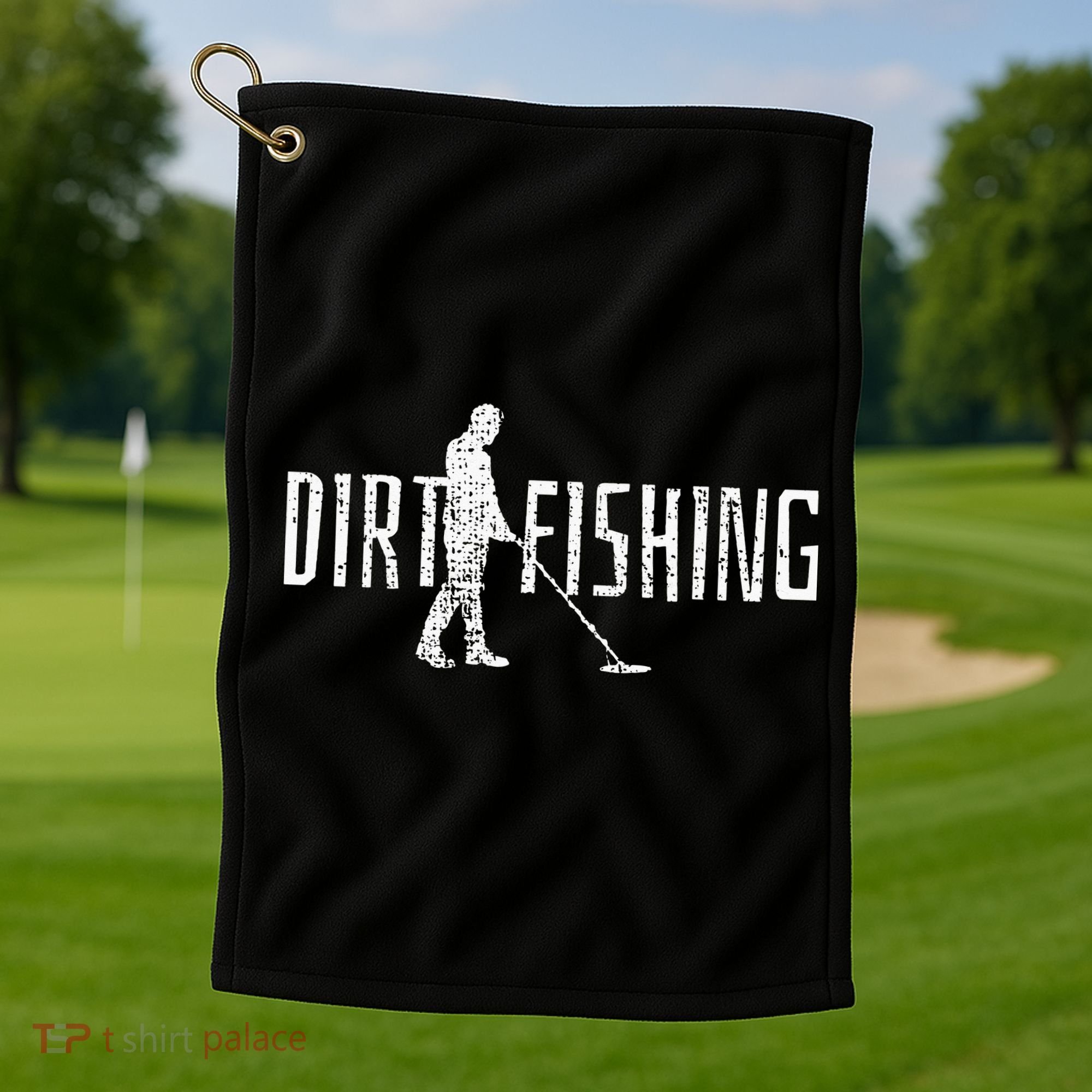 Metal Detecting Detector Detection Fishing Dirt Golf Towel