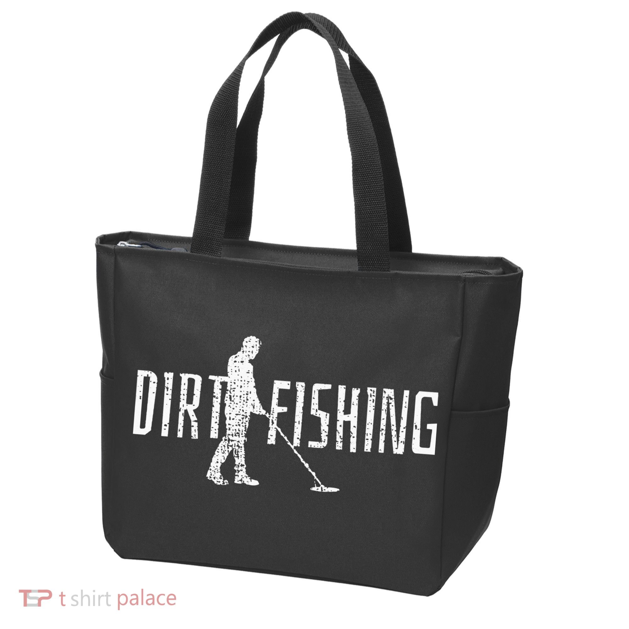 Metal Detecting Detector Detection Fishing Dirt Tote Bag