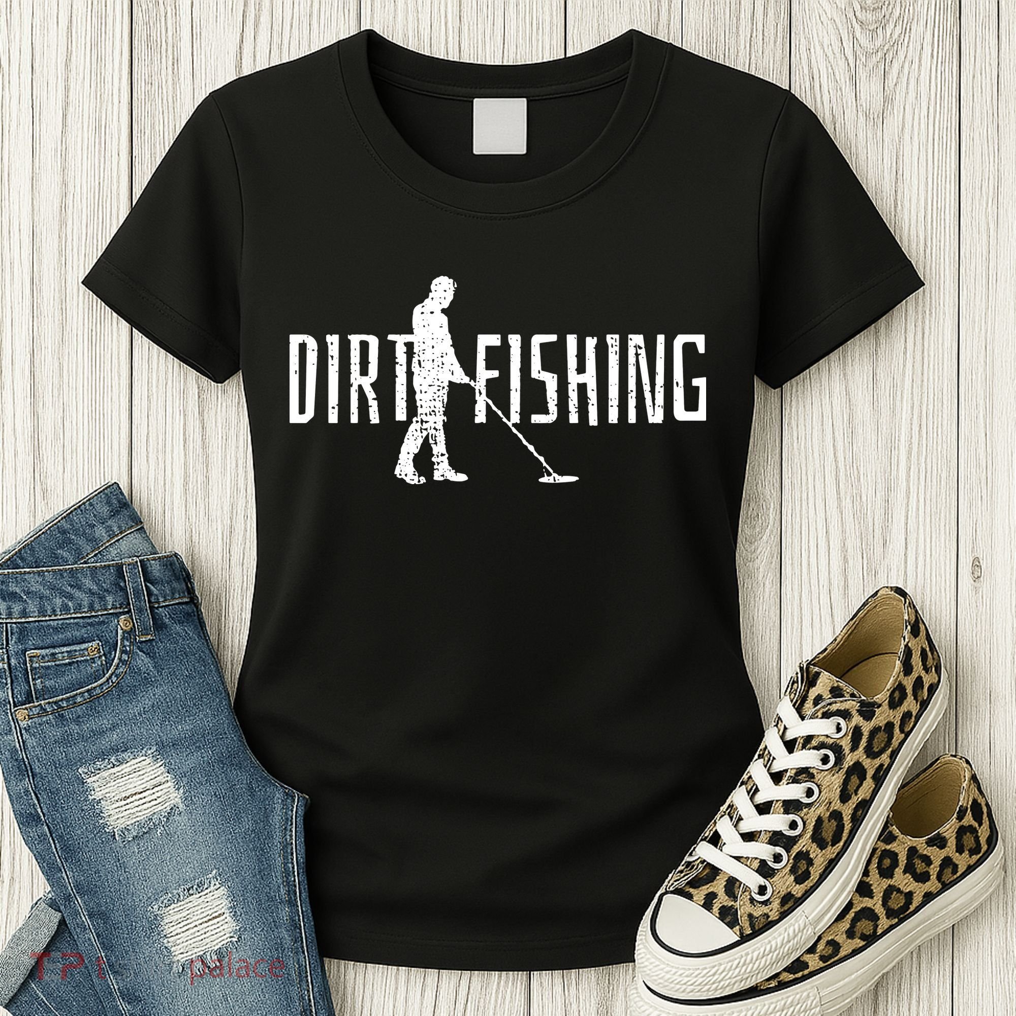 Metal Detecting Detector Detection Fishing Women's T-Shirt