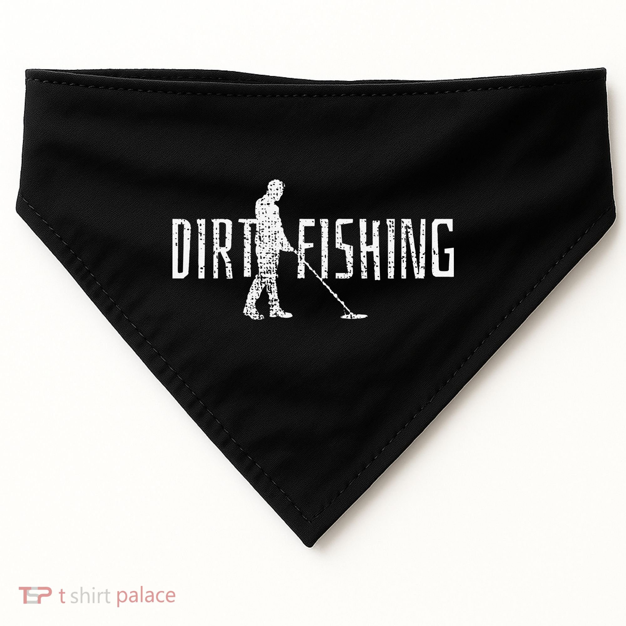 Metal Detecting Detector Detection Fishing USA-Made Doggie Bandana