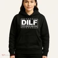 Mens DILF Devoted Involved Loving Father Dad Papa Hoodie thumb 5
