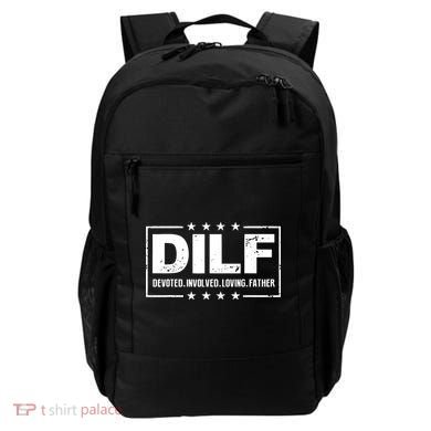 Mens DILF Devoted Involved Loving Father Dad Papa Backpack