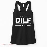 Mens DILF Devoted Involved Loving Father Dad Papa Women's Tank Top thumb 0