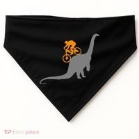 Mtb Dinosaur Dino Bike Mountain Bicycle Sport USA-Made Doggie Bandana thumb 0
