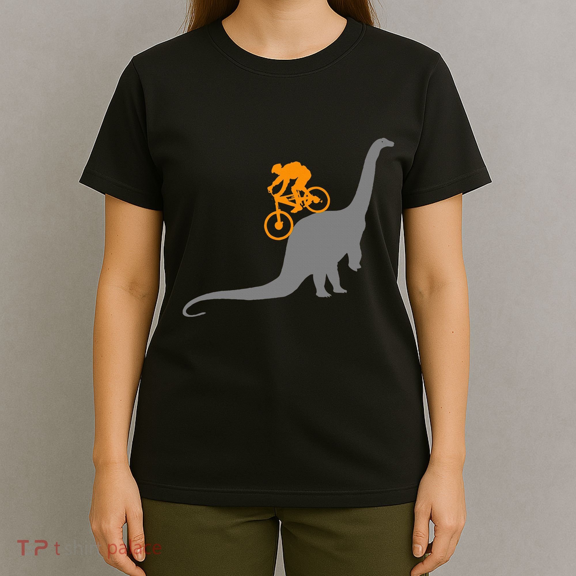 Mtb Dinosaur Dino Bike Mountain Bicycle Sport T-Shirt