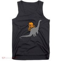 Mtb Dinosaur Dino Bike Mountain Bicycle Sport Tank Top thumb 0
