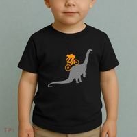 Mtb Dinosaur Dino Bike Mountain Bicycle Sport Toddler T-Shirt thumb 2