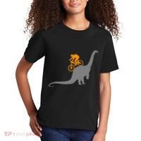 Mtb Dinosaur Dino Bike Mountain Bicycle Sport Kids T-Shirt thumb 2
