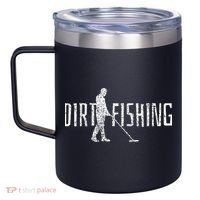 Metal Detecting Detector Detection Fishing 12oz Stainless Steel Coffee Mug thumb 2