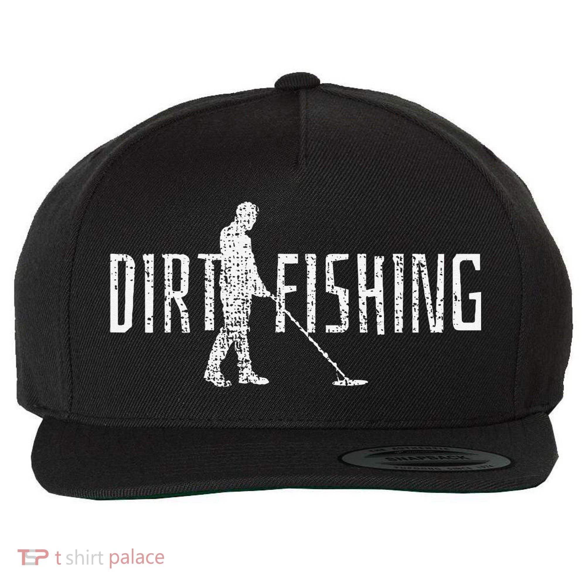 Metal Detecting Detector Detection Fishing Wool Snapback Cap