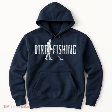 Metal Detecting Detector Detection Fishing Hoodie