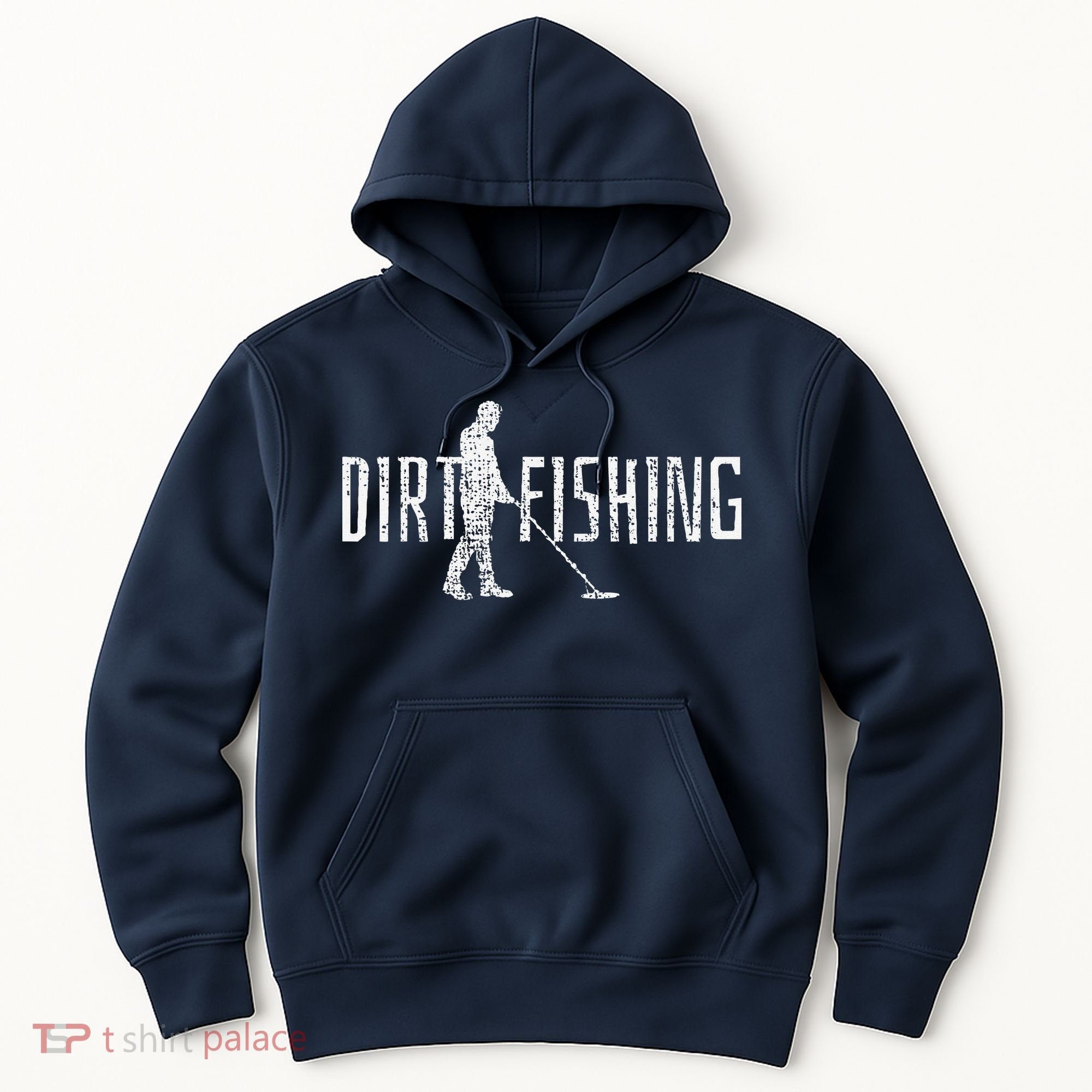 Metal Detecting Detector Detection Fishing Hoodie