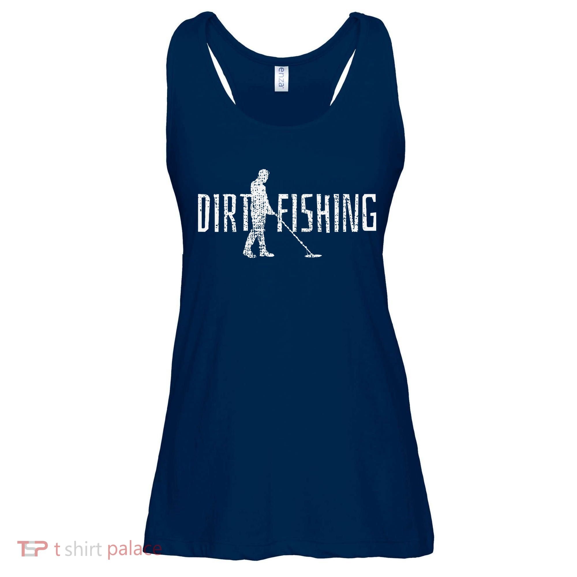 Metal Detecting Detector Detection Fishing Ladies Essential Flowy Tank