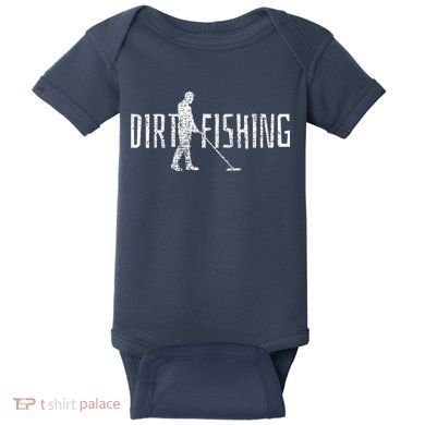 Metal Detecting Detector Detection Fishing Baby Bodysuit