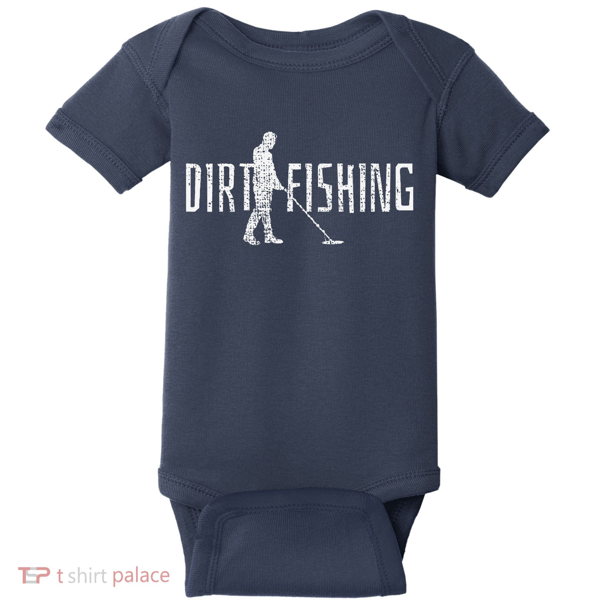 Metal Detecting Detector Detection Fishing Baby Bodysuit