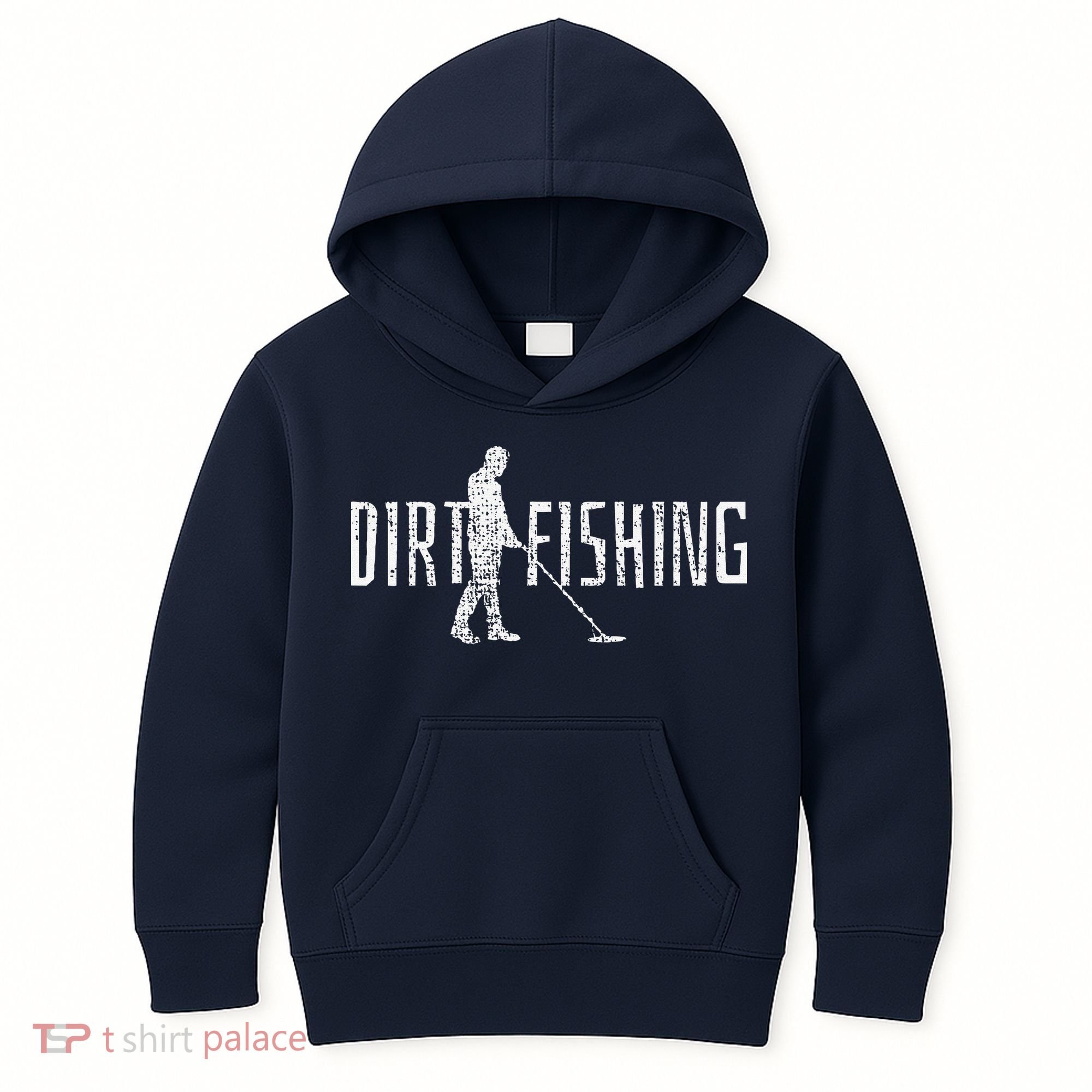 Metal Detecting Detector Detection Fishing Kids Hoodie