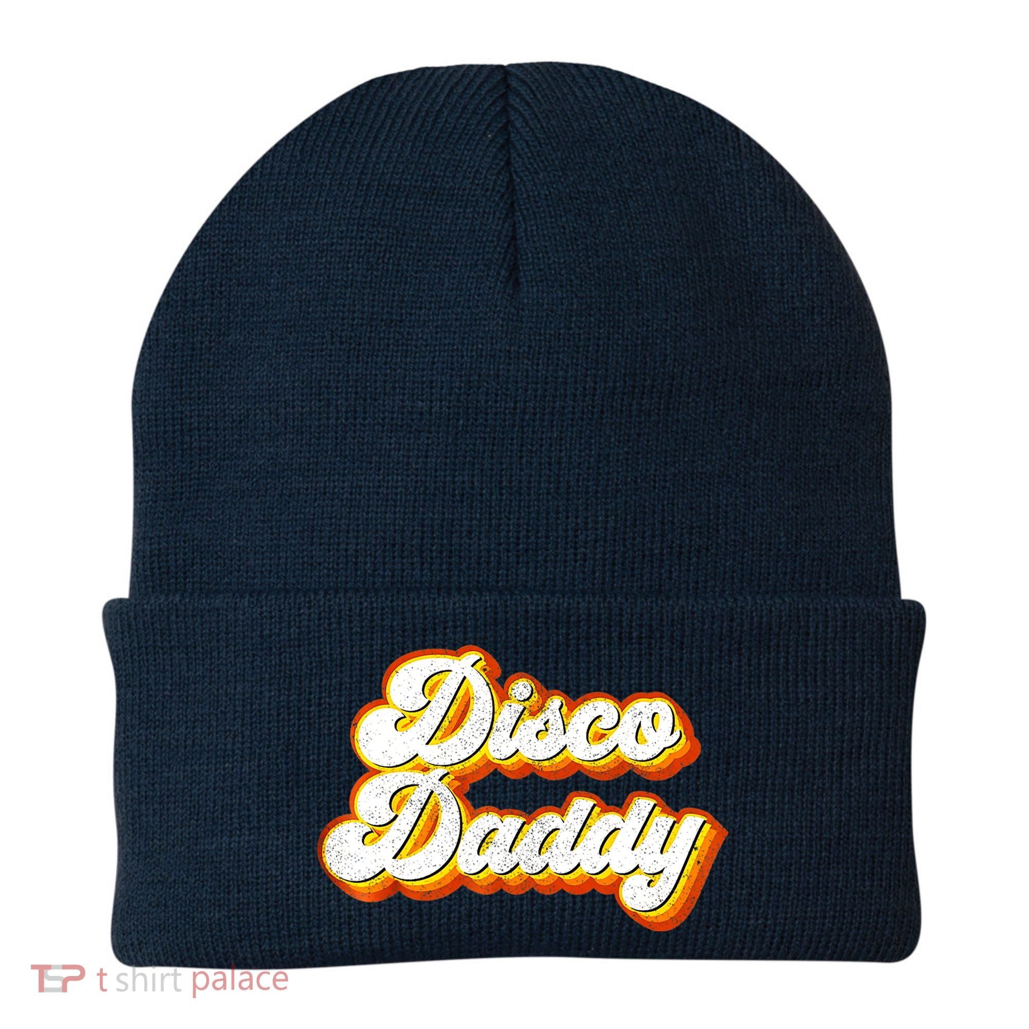 Mens Disco Daddy Retro Matching 60's 70s Party Costume Dad Beanie
