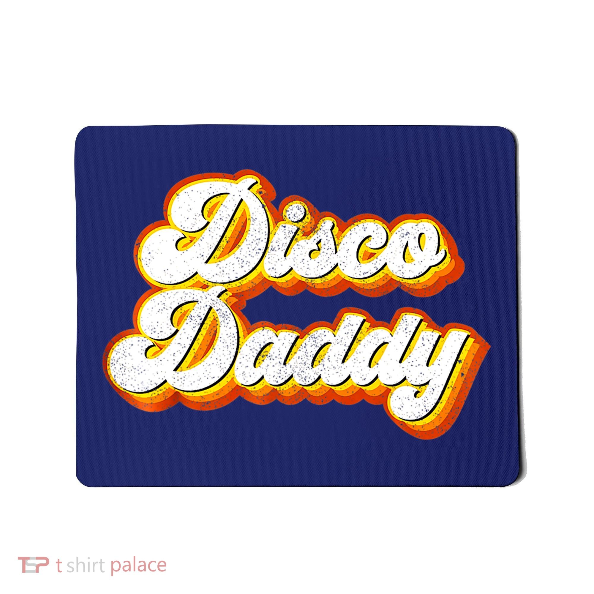 Mens Disco Daddy Retro Matching 60's 70s Party Costume Dad Mousepad