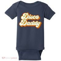 Mens Disco Daddy Retro Matching 60's 70s Party Costume Dad Baby Bodysuit thumb 0