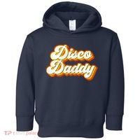 Mens Disco Daddy Retro Matching 60's 70s Party Costume Dad Toddler Hoodie thumb 0
