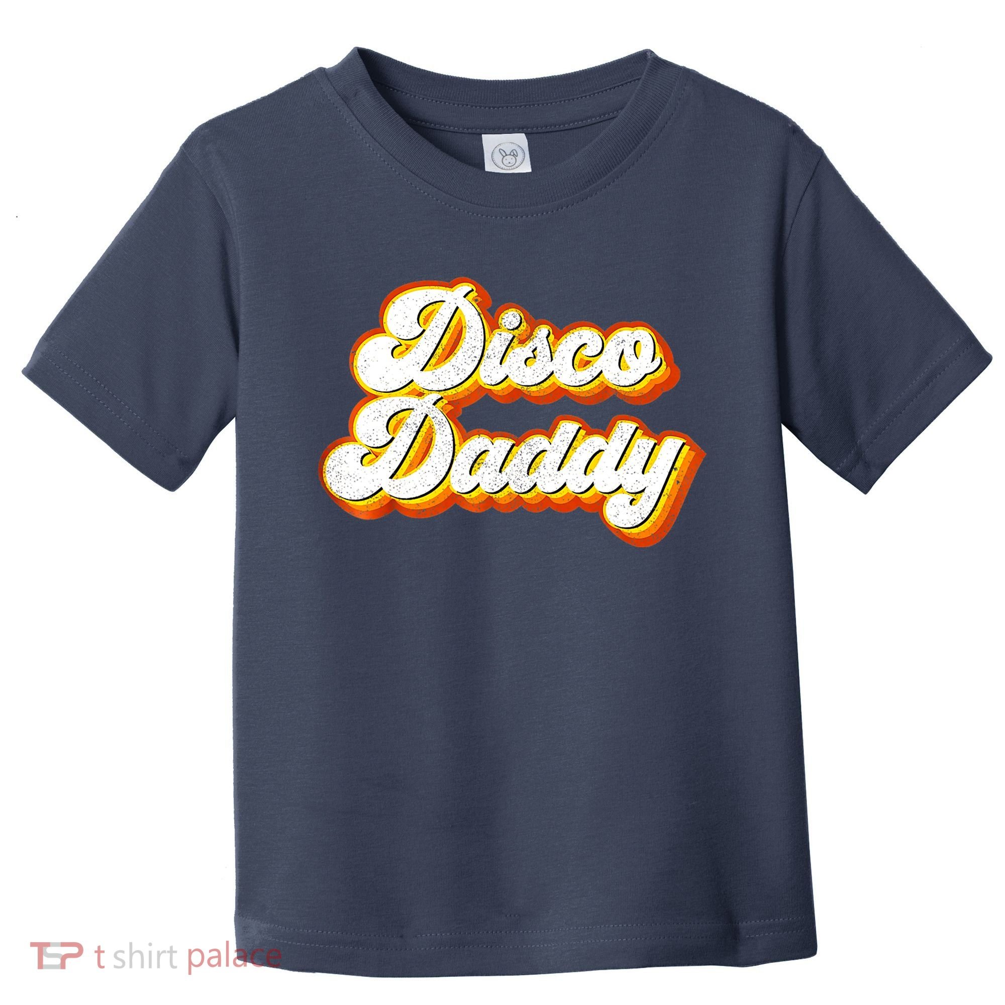 Mens Disco Daddy Retro Matching 60's 70s Party Costume Dad Toddler T-Shirt