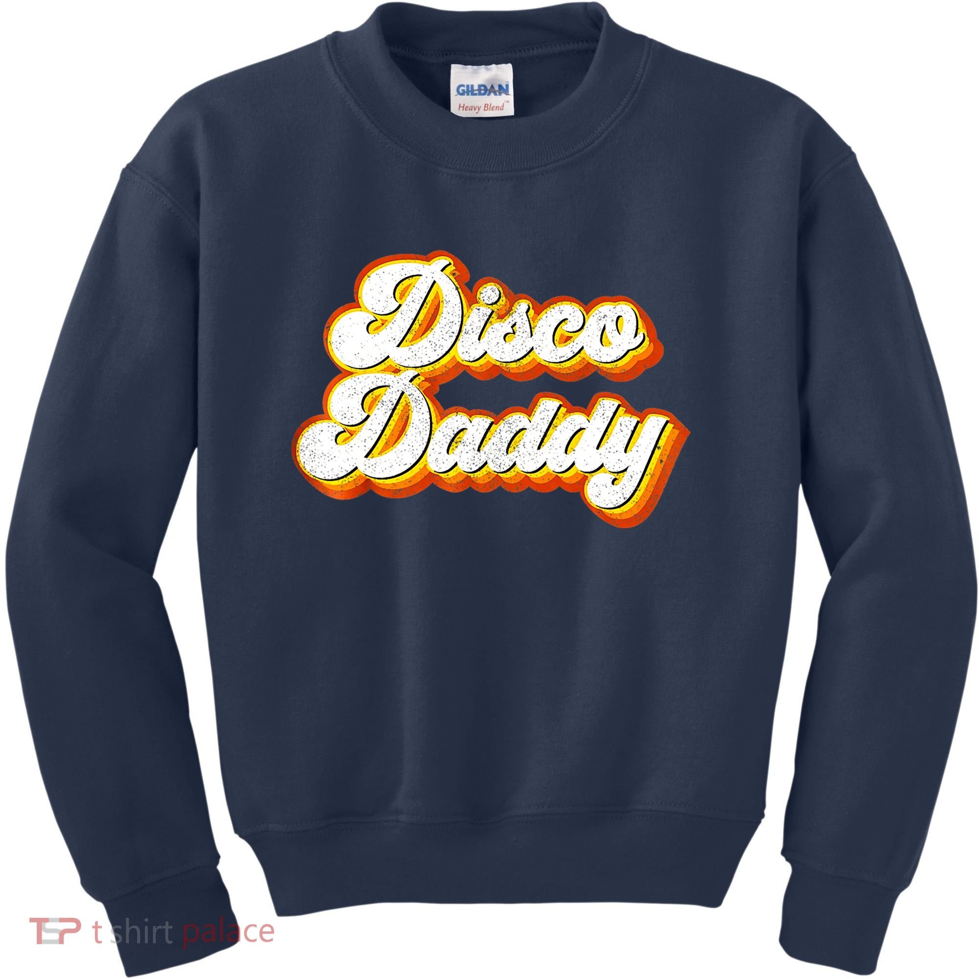 Mens Disco Daddy Retro Matching 60's 70s Party Costume Dad Kids Sweatshirt