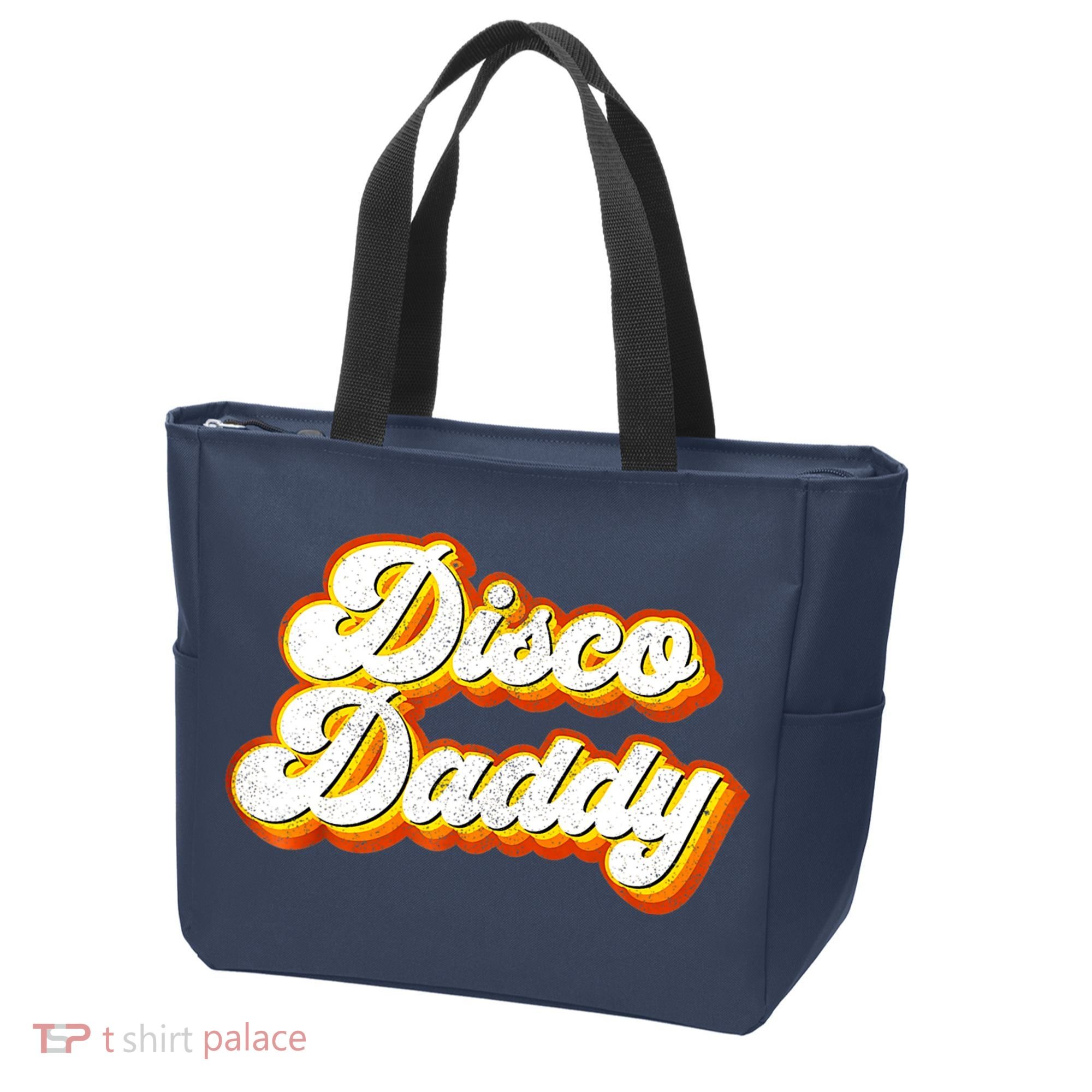 Mens Disco Daddy Retro Matching 60's 70s Party Costume Dad Tote Bag