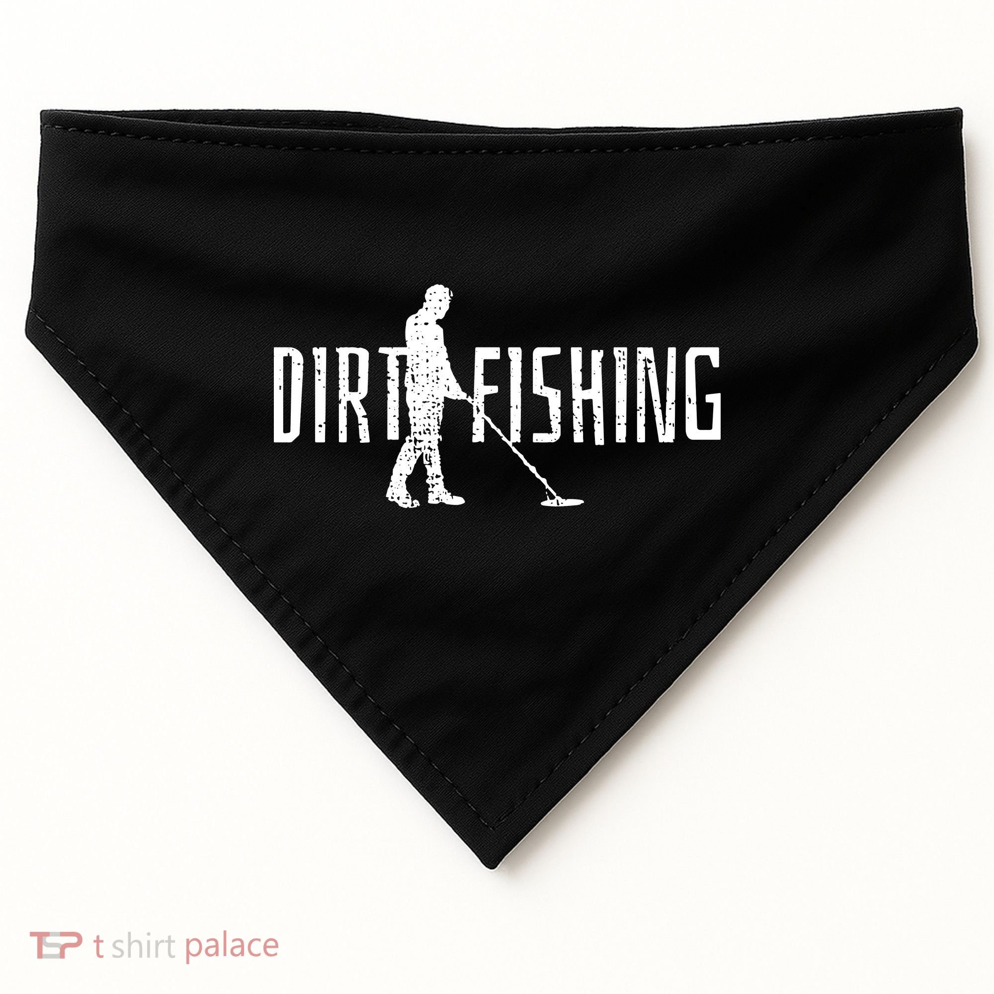 Metal Detecting Detector Dirt Magnet Fishing Pull Tabs Joke USA-Made Doggie Bandana