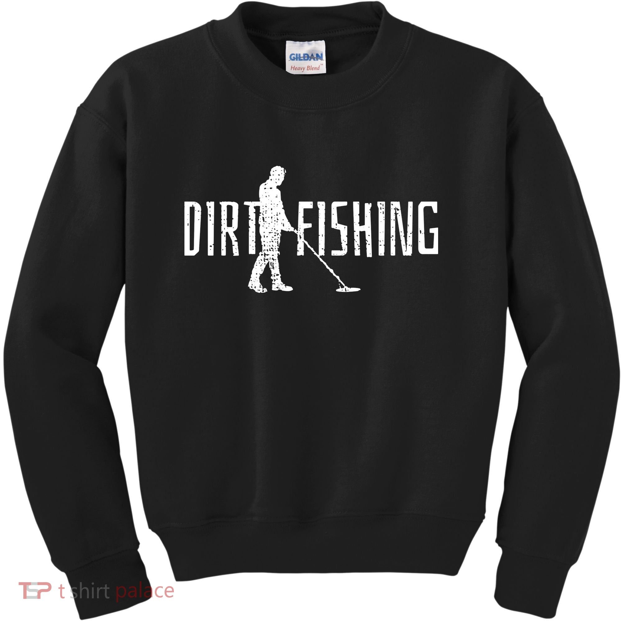 Metal Detecting Detector Dirt Magnet Fishing Pull Tabs Joke Kids Sweatshirt