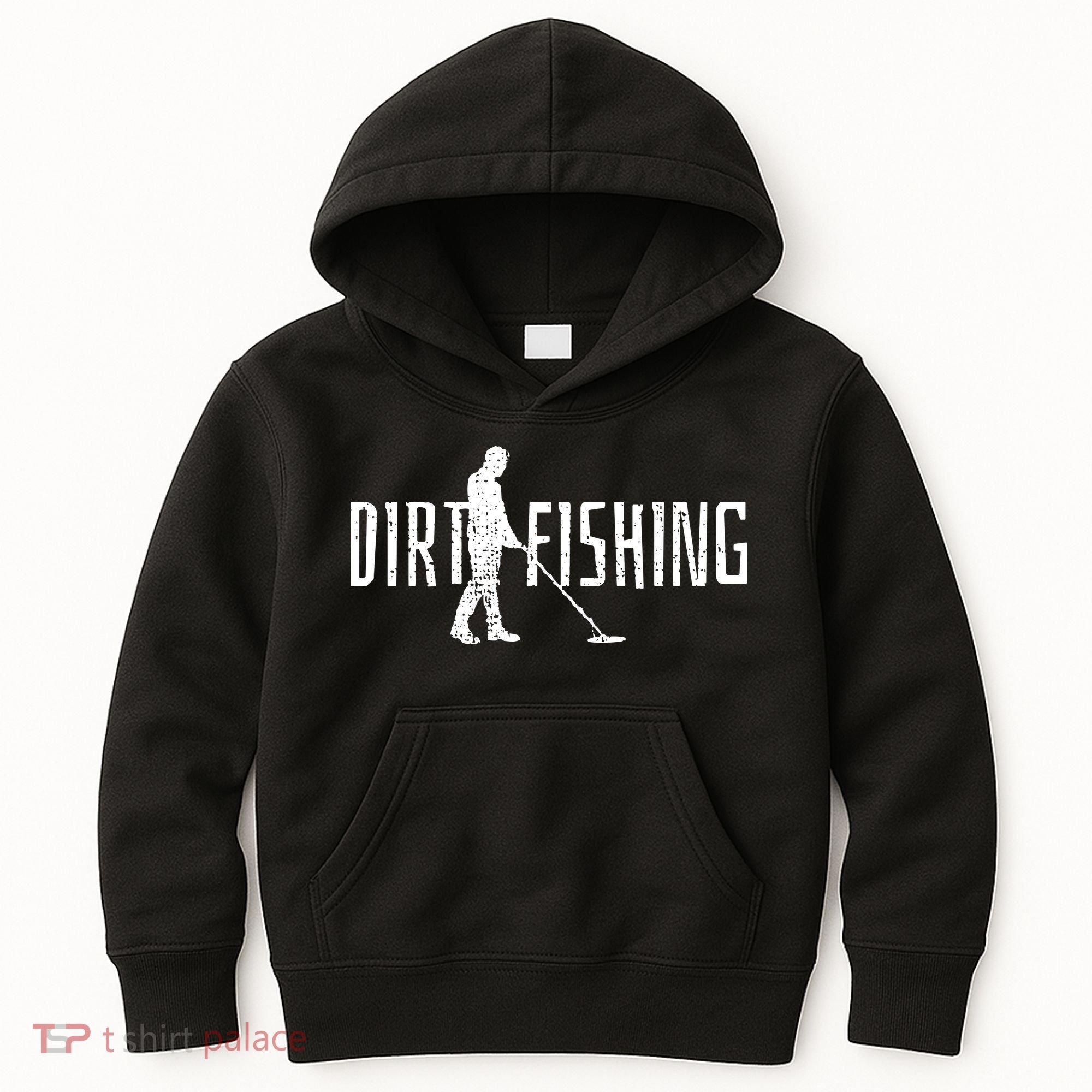 Metal Detecting Detector Dirt Magnet Fishing Pull Tabs Joke Kids Hoodie