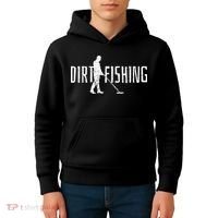 Metal Detecting Detector Dirt Magnet Fishing Pull Tabs Joke Kids Hoodie thumb 4