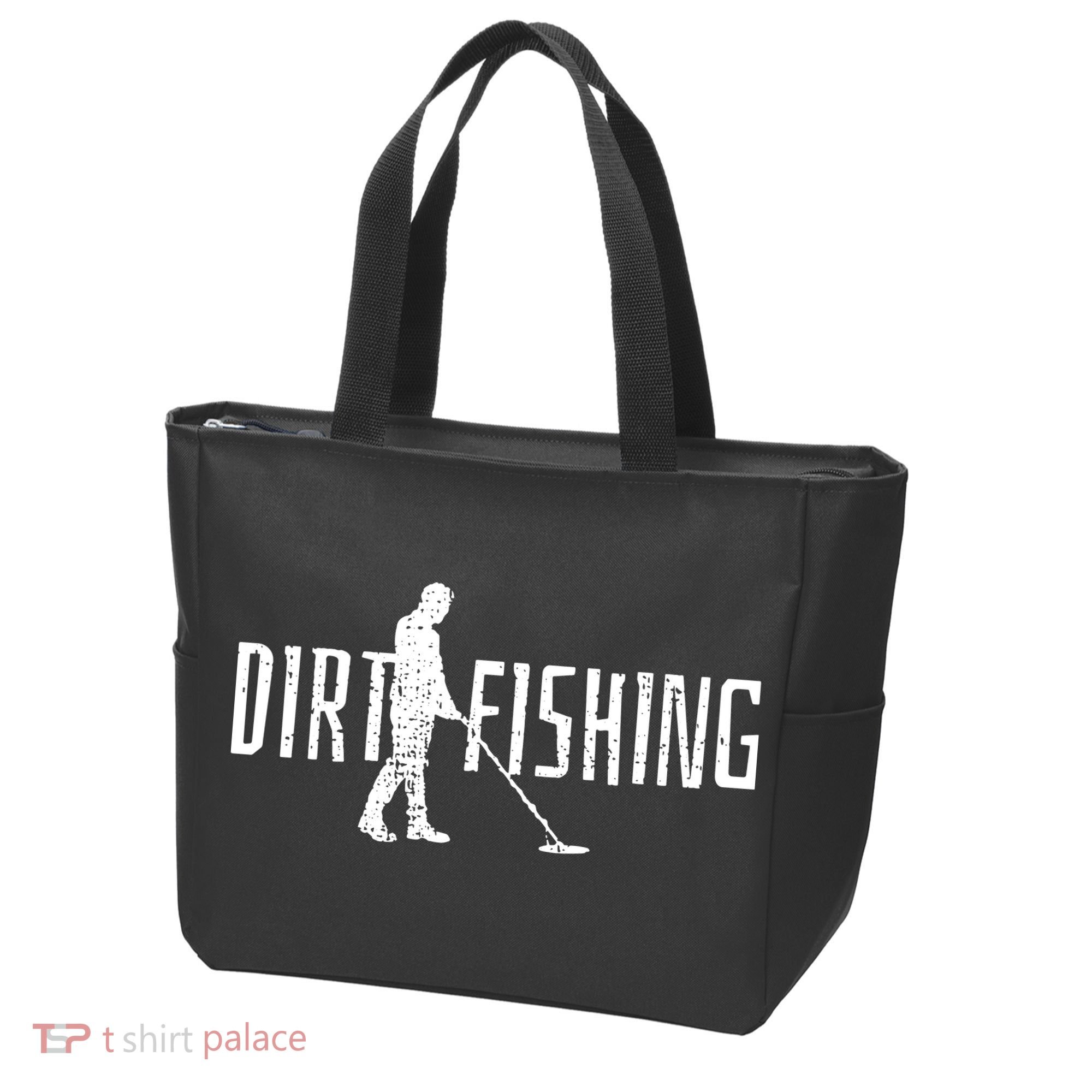 Metal Detecting Detector Dirt Magnet Fishing Pull Tabs Joke Tote Bag
