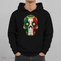 Mexican Dia De Los Muertos Day Costume Sugar Skull Flowers Hoodie thumb 0