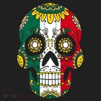 Mexican Dia De Los Muertos Day Costume Sugar Skull Flowers Beanie thumb 2