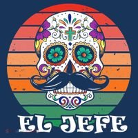 Mexican Dia De Los Muertos Day Of The Dead El Jefe Sweatshirt thumb 3