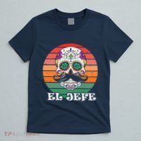 Mexican Dia De Los Muertos Day Of The Dead El Jefe T-Shirt thumb 5