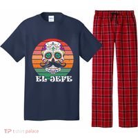 Mexican Dia De Los Muertos Day Of The Dead El Jefe Pajama Set thumb 0