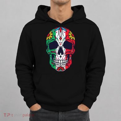 Mexican Dia De Los Muertos Day Of The Dead Sugar Skull Hoodie