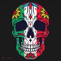 Mexican Dia De Los Muertos Day Of The Dead Sugar Skull Hoodie thumb 2