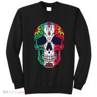 Mexican Dia De Los Muertos Day Of The Dead Sugar Skull Sweatshirt thumb 0